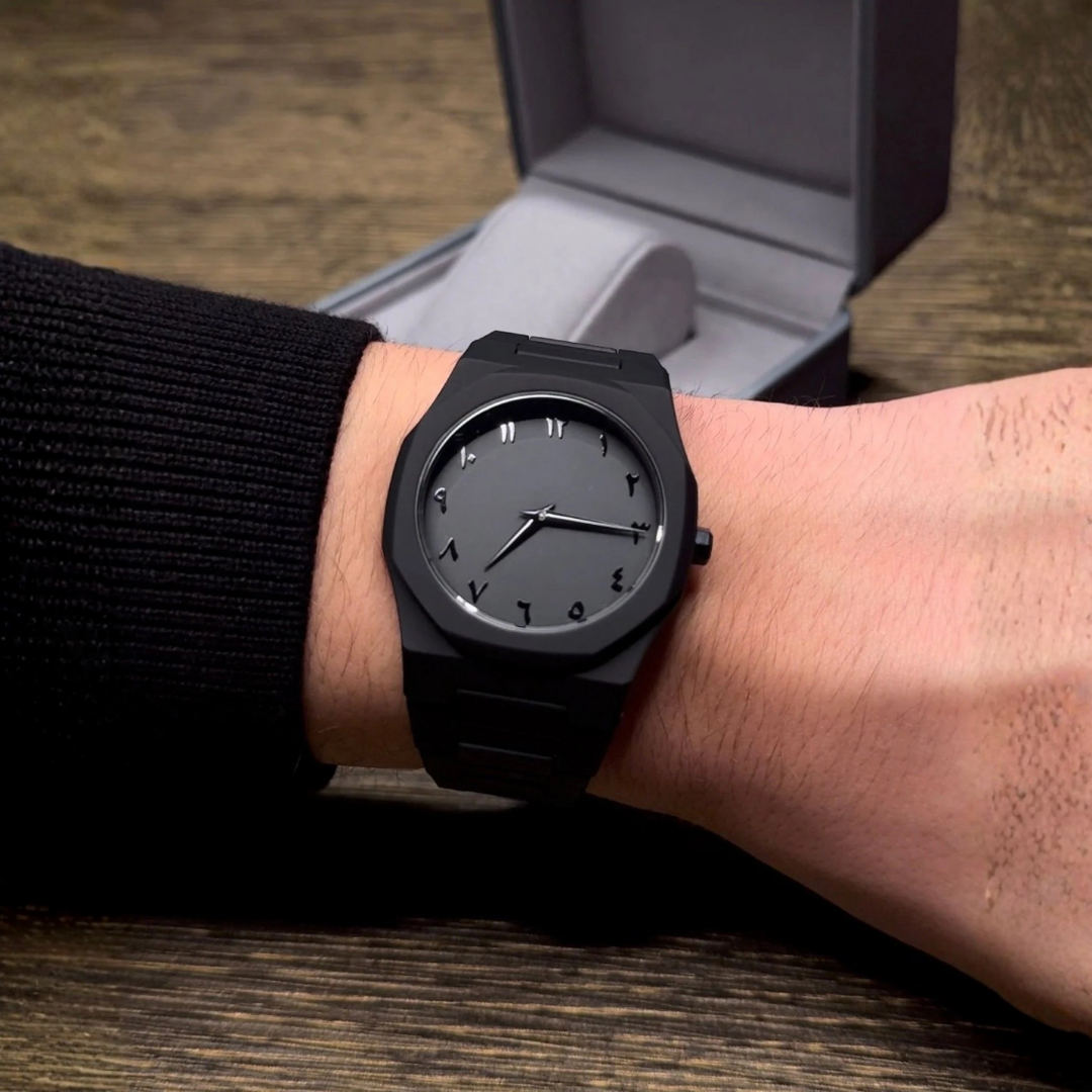 Stainless Steel Arabic Watch